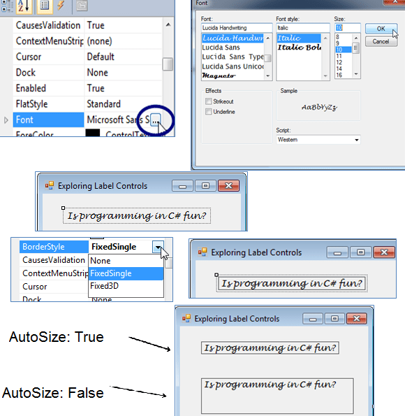 Add lable 1
