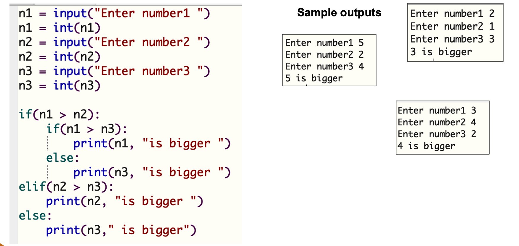 Nested Selection 7